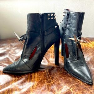 Jeffrey Campbell leather studded heels size 8